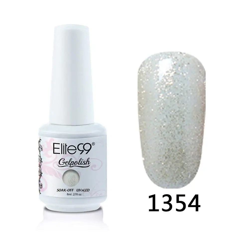 Elite99 8 мл Гель-лак для ногтей Vernis Полупостоянный лак для ногтей УФ-гель лак для ногтей эмаль для маникюра Лак для ногтей - Цвет: 1354