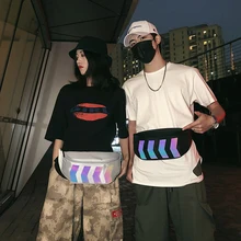 Поясная Сумка Женская поясная сумка Женская водонепроницаемая сумочка на ремне поясная сумка нагрудная сумка на плечо Светоотражающая Сумочка с бананом карман 2019New