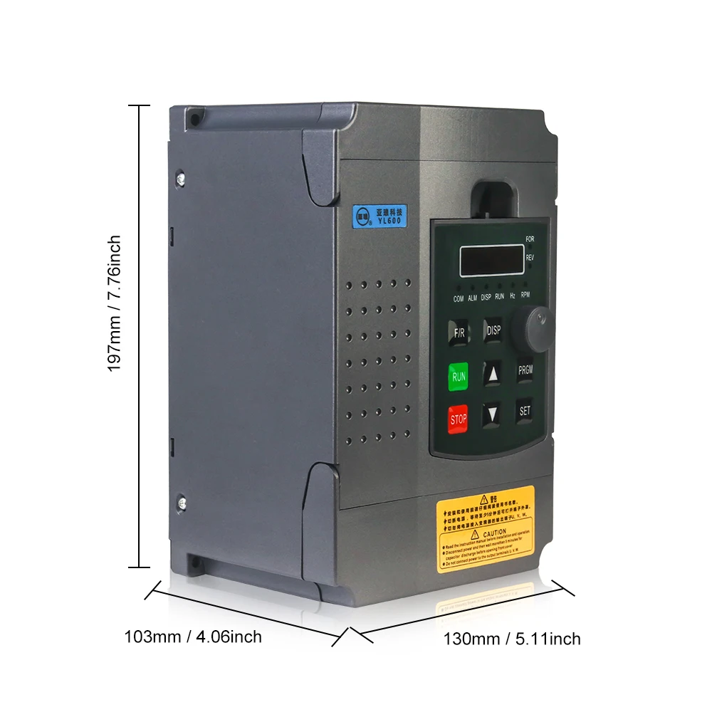 Инвертор частоты 220 кВт В VFD 3 4 преобразователь 1P вход 3P выход в для