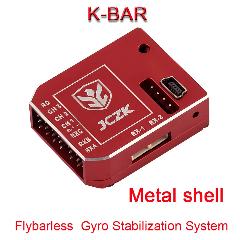 3 оси гироскопа Кбар V2 K8 Flybarless со стабилизатором Системы для Mikado бар VBAR выровнять T