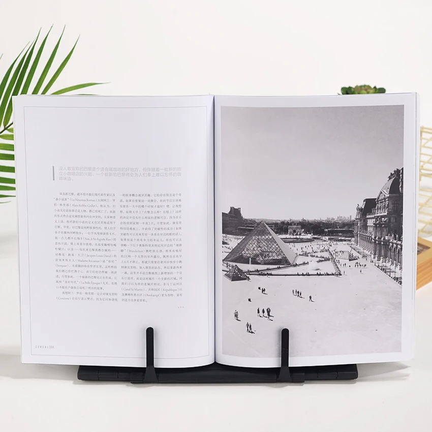 Металлическая подставка для книг с регулируемым углом настольная чтения и