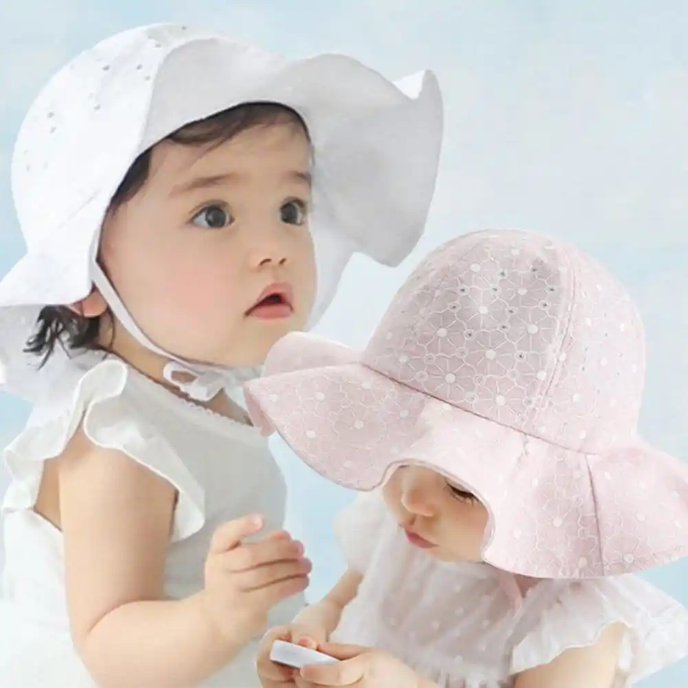 infant wide brim sun hat