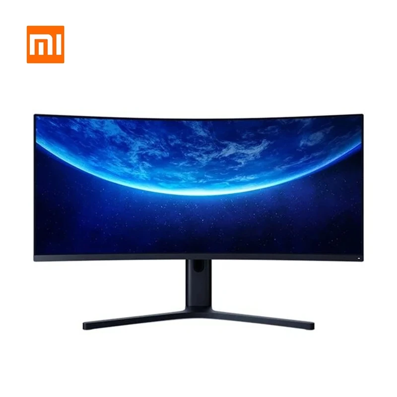 XIAOMI игровой монитор 34-дюймовый 3440*1440 WQHD 21:9 принести рыбы Экран 144 Гц с высокой скоростью регенерации изображения 121% sRGB 1500R кривизны