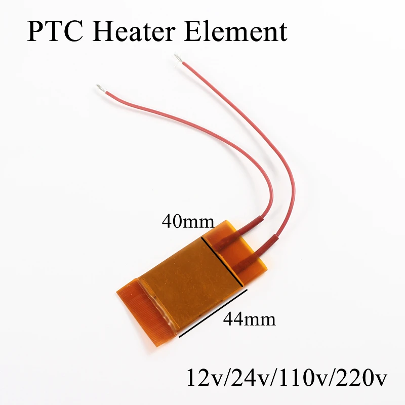 1 шт. 44x40 мм 220 в 80 градусов Цельсия PTC нагревательный элемент постоянный термостат изолированный термистор керамическая нагревательная пластина чип