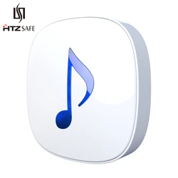 HTZSAFE Extra Wireless Plug-in Receiver - 35 Melodies & 4 Volume Levels -  Expandable Up To 32 Sensors
