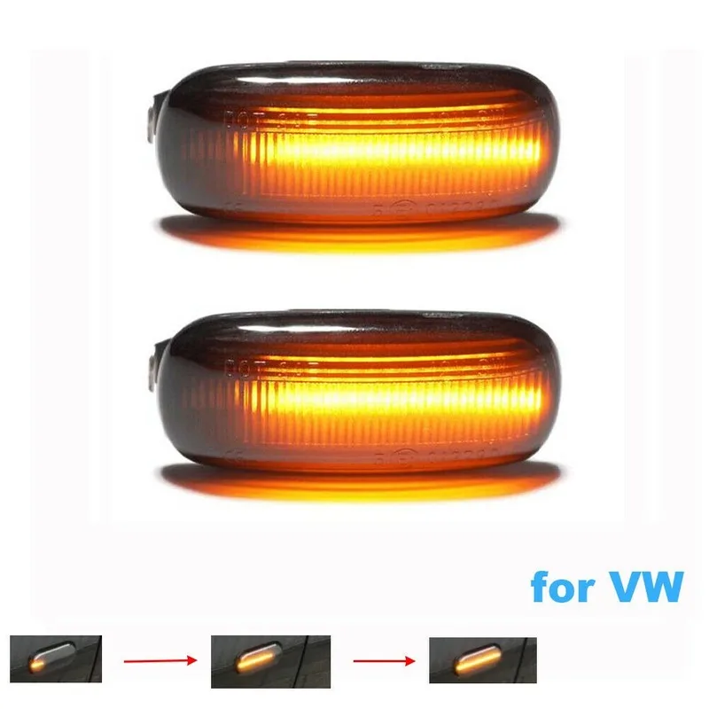 

Led Dynamic Side Marker Turn Signal Light Sequential Blinker Lights 4M5A13K309AA 14805294 for Ford For Seat