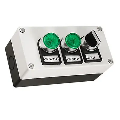 

Ui 660V Ith 10A 3 Switch Green Light Pushbutton Station