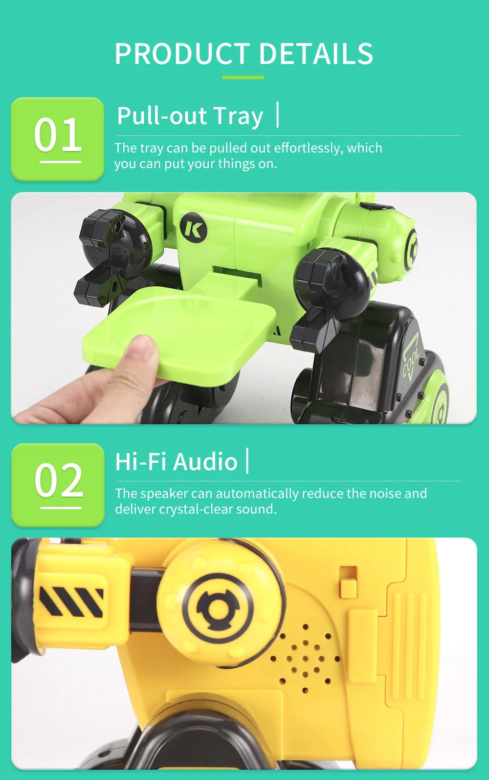 Usb зарядка RC робот танец голосовой электронный музыка интеллектуальный пульт дистанционного управления фигурка обучающая игрушка для