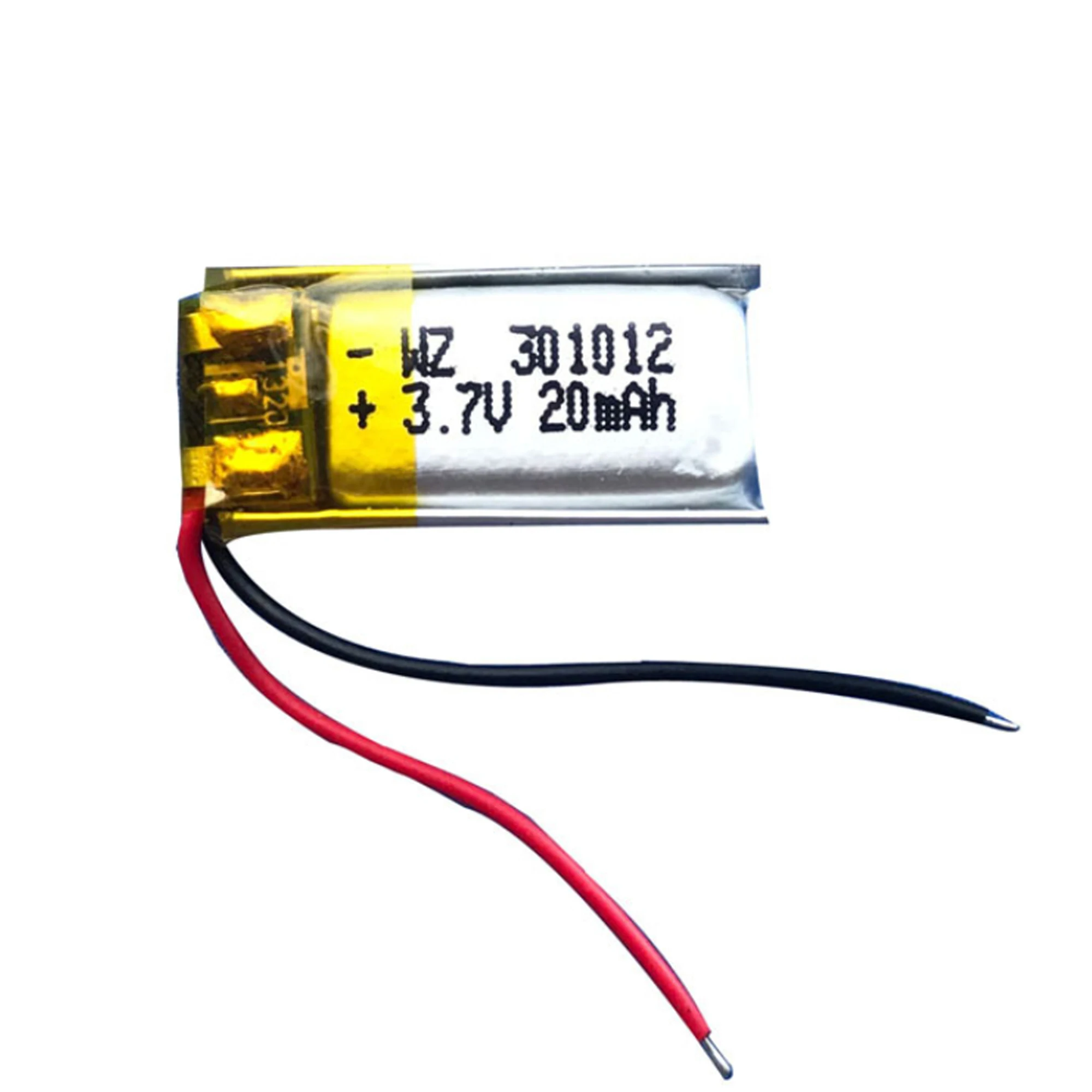 301012-20mAh браслет слуховой аппарат bluetooth-гарнитура Смарт одежда 3,7 V полимерный аккумулятор