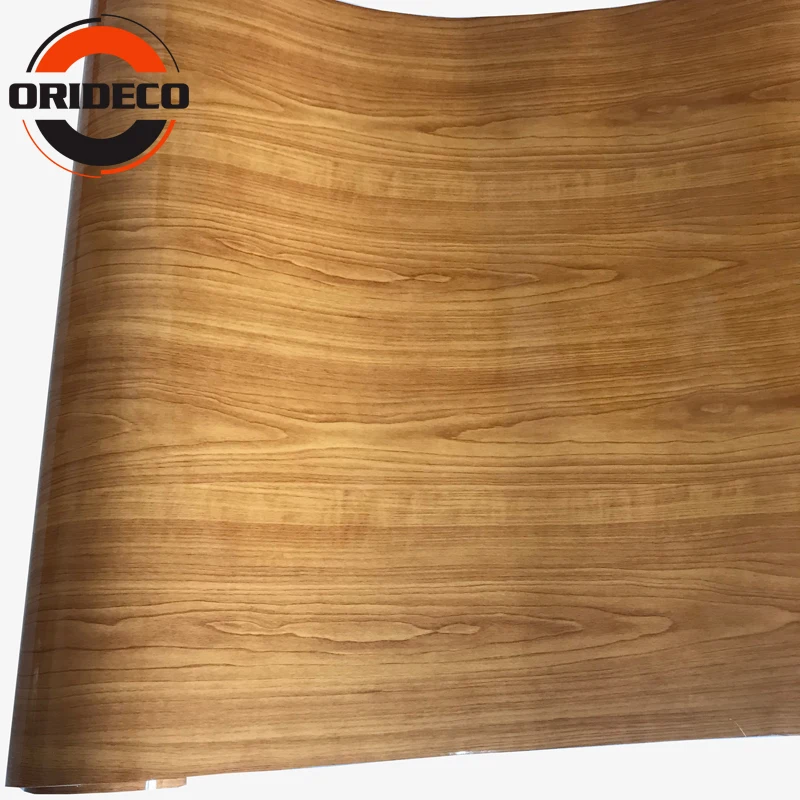 glossy wooden grain vinyl sticker for car decoration home furniture decoration 9