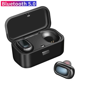 

TWS Wireless Earphones bluetooth Headset 3D Stereo Sound Waterproof Earbuds Built-in Mic with Charging Box