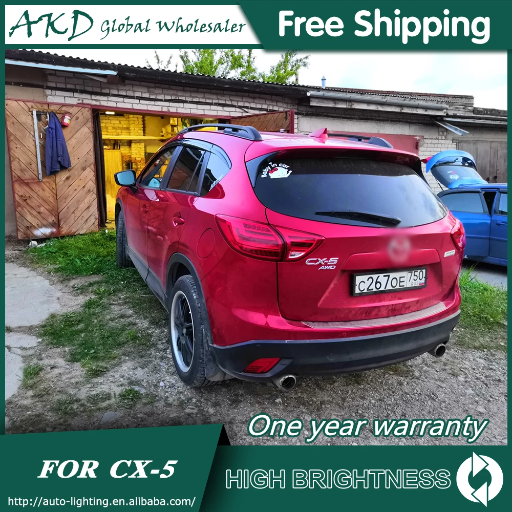 Tail Lamp For Car Mazda CX-5 2013-2017 CX5 Tail Lights Led Fog Lights DRL Daytime Running Lights Tuning Car Accessories