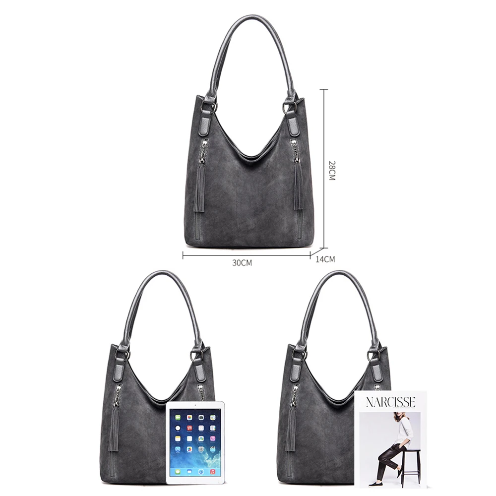 Новая женская замшевая кожаная сумка элегантные роскошные сумки женские сумки дизайнерские модные сумки на плечо с кисточками для женщин