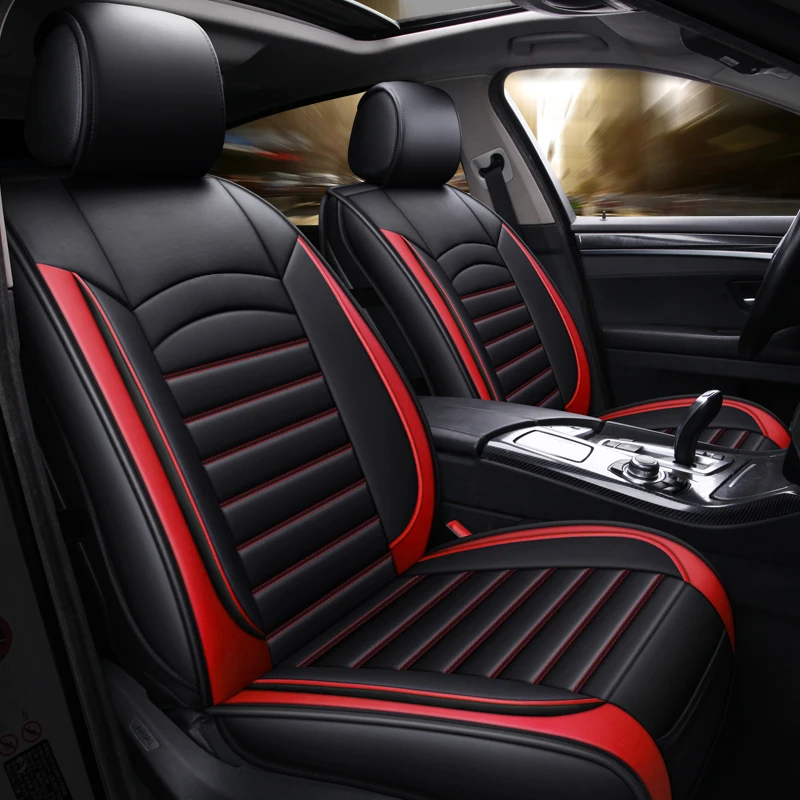 Leather Car Seat Covers Cushion Accessories For Toyota Camry Corolla Prius Venza CHR  C-HR RAV4 4Runner Yaris Avalon Tacoma