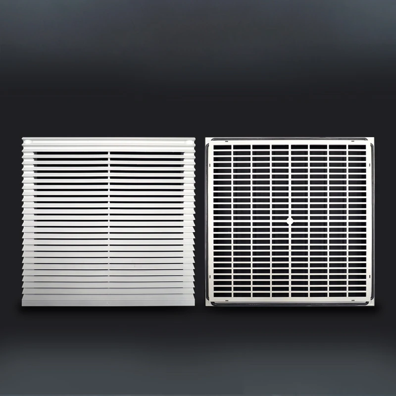 323*323mm Cabinet Ventilation Filter, Set Shutters Cover, Fan Grille Louvers Blower,Exhaust Fan Filter for 22082 fan FK6626.300