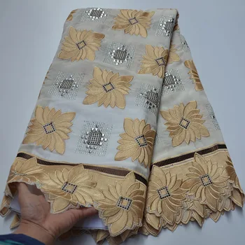 

Swiss Lace Fabric 2020 Heavy Beaded Embroidery African Lace Fabric 100% Pure Cotton Swiss Voile Lace in Switzerland with Stones
