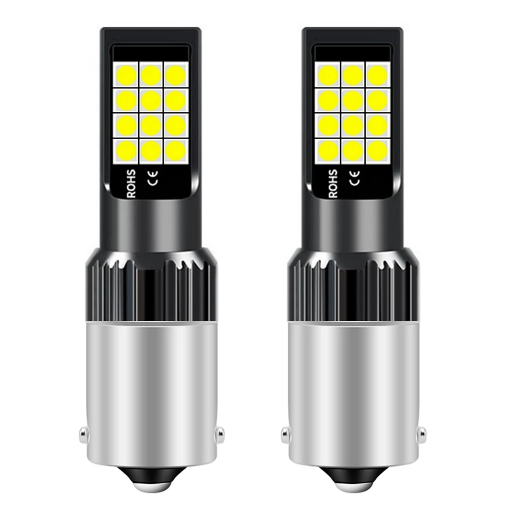 

2PCS New 1156 P21W 7506 BA15S Super Bright 3030 LED Car Turn Signal Brake Bulb Auto Backup Reverse Lamp Daytime Running Light