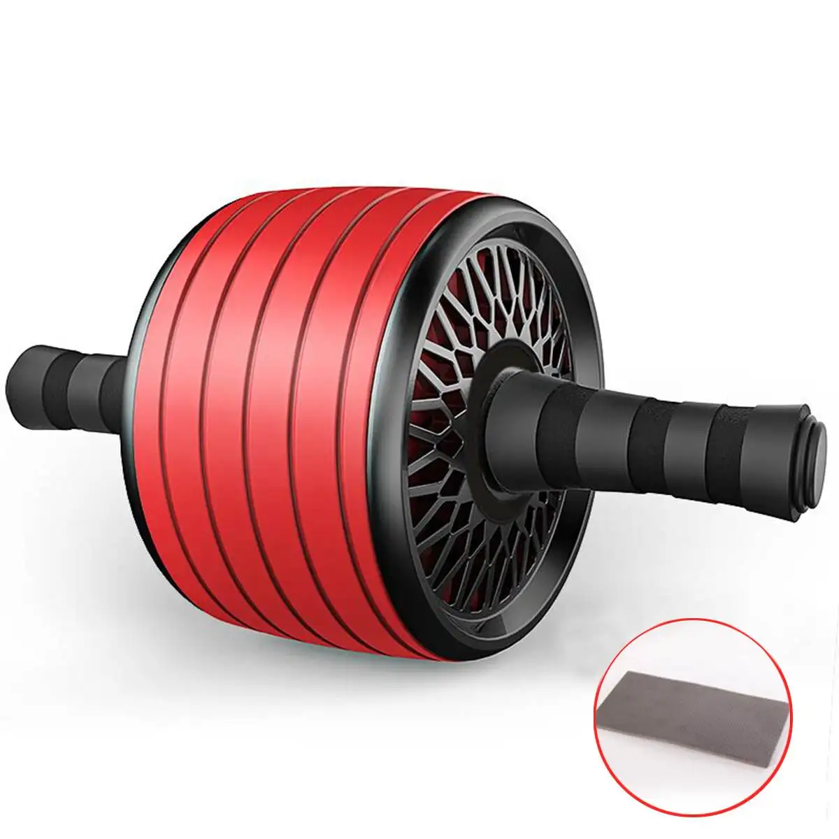 New 2 in 1 Ab Roller&Jump Rope No Noise Abdominal Wheel Ab Roller with Mat For Arm Waist Leg Exercise Gym Fitness Equipment