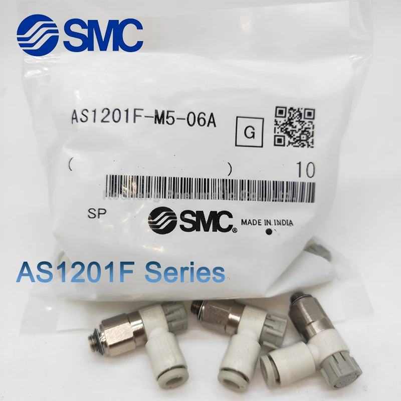 1 шт. SMC Пневматический разъем AS2201F-02-04SA/AS2201F-02-06SA/AS2201F-02-08SA/AS2201F-02-10SA