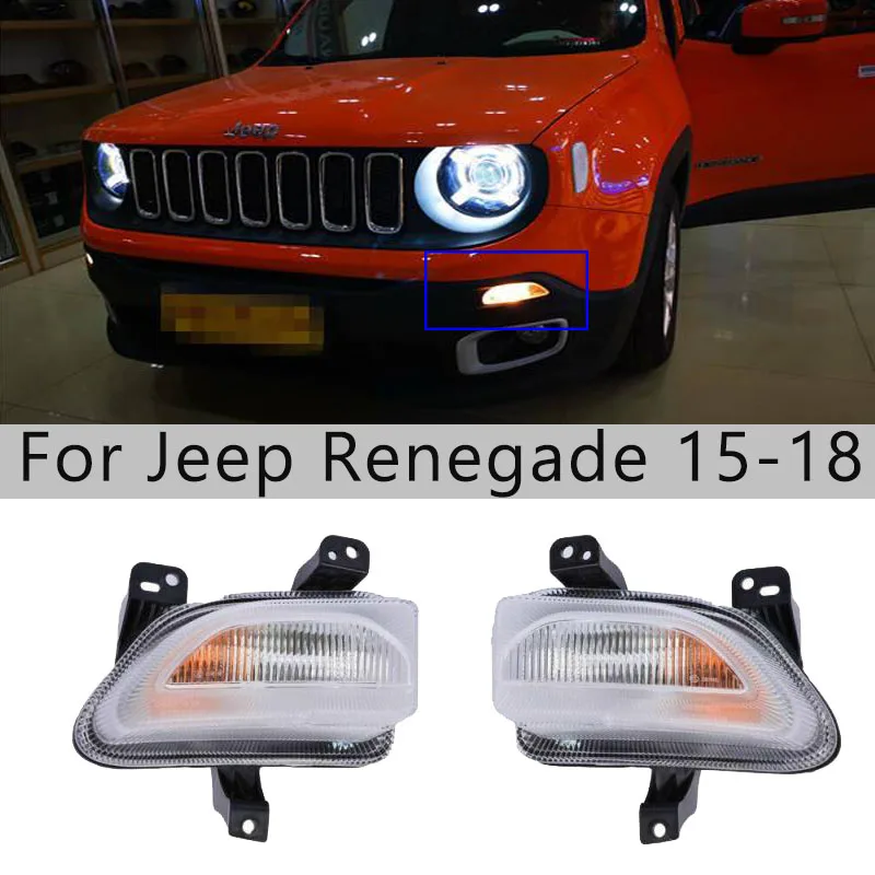 Auto Headlight Drl Daytime Running Lights + Turn Signal Light For Jeep