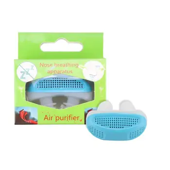 

1pcs Silicone Breathing Apparatus Stop Snoring Anti Snore Device Sleep Aid Apnea Guard Night Device with Case Drop shipping
