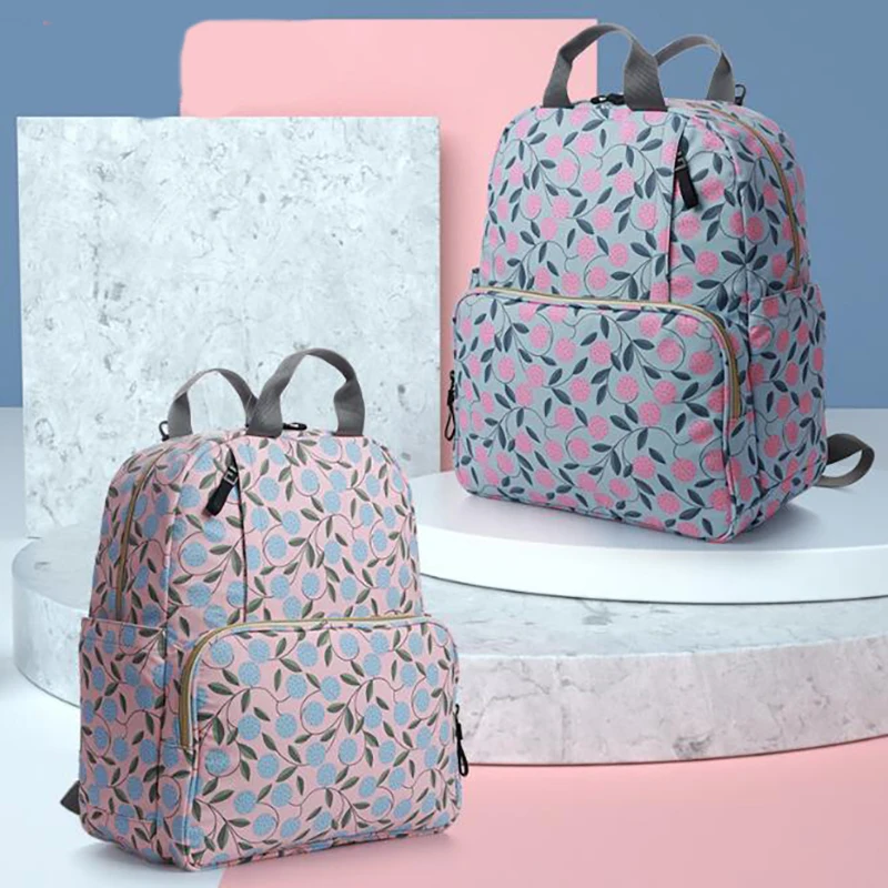 Baby Bags Diaper Bag Backpack Nappy Food Carrier for Mom Bag Travel Newborn Stroller Handbag Printing