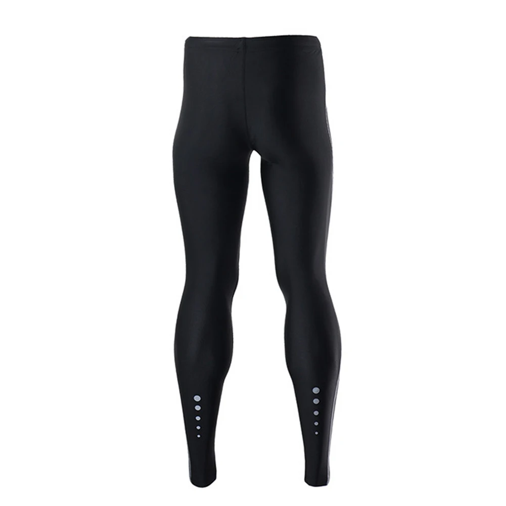 Outdoor Men Sport Running Tight-fitting High-elastic Compression Trousers Sweat-absorbent Breathable Basketball Long Pants