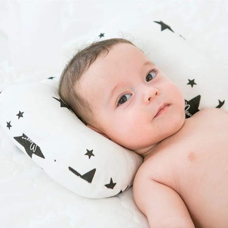 Baby Nursing Pillow Infant Newborn Boys Girls Sleep Support Concave Cartoon Pillows Printed Shaping Cushion Prevent Flat Head