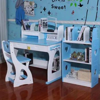 

Solid Wood Children's Cartoon Can Adjust The Height Upright Posture Backrest Seat For Pupils To Learn The Chair Lift Stool.