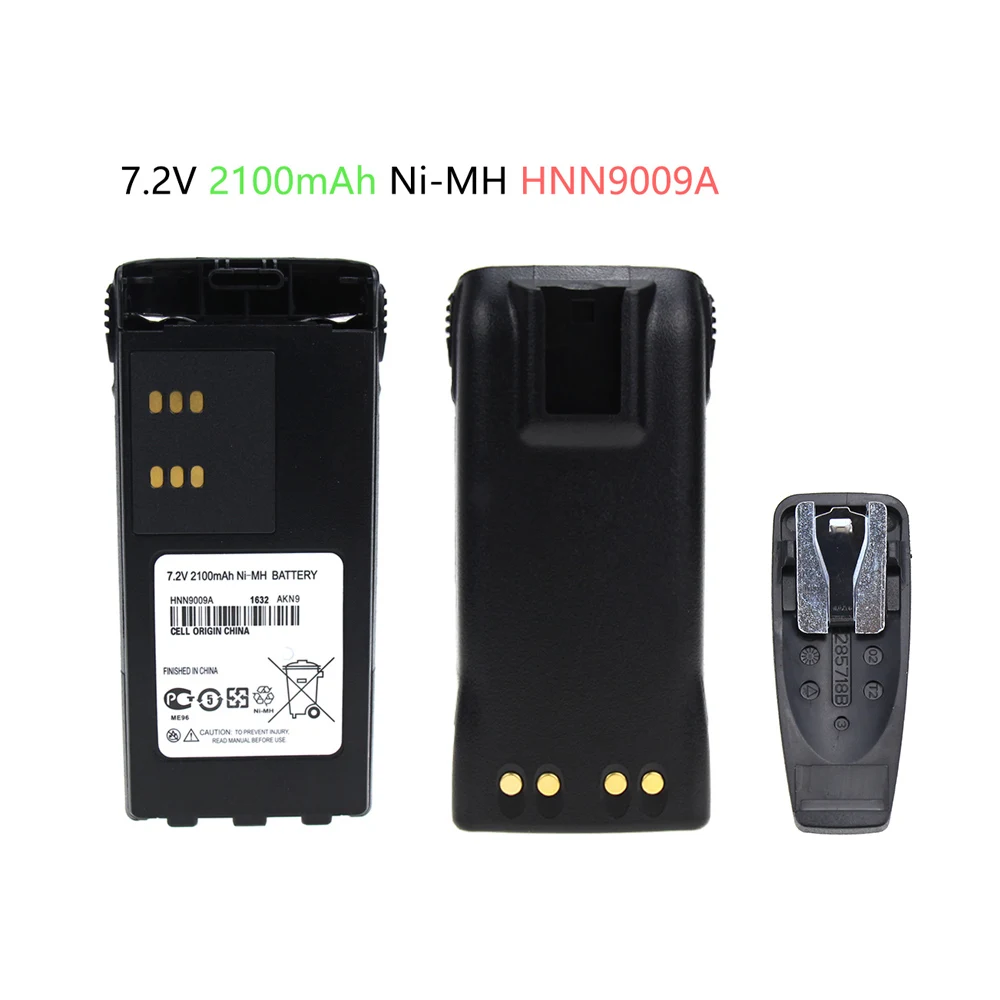 HNN9009A Аккумулятор для Motorola GP328 HT750 HT1250 HT1550 PRO5150, PRO7150 + зажим