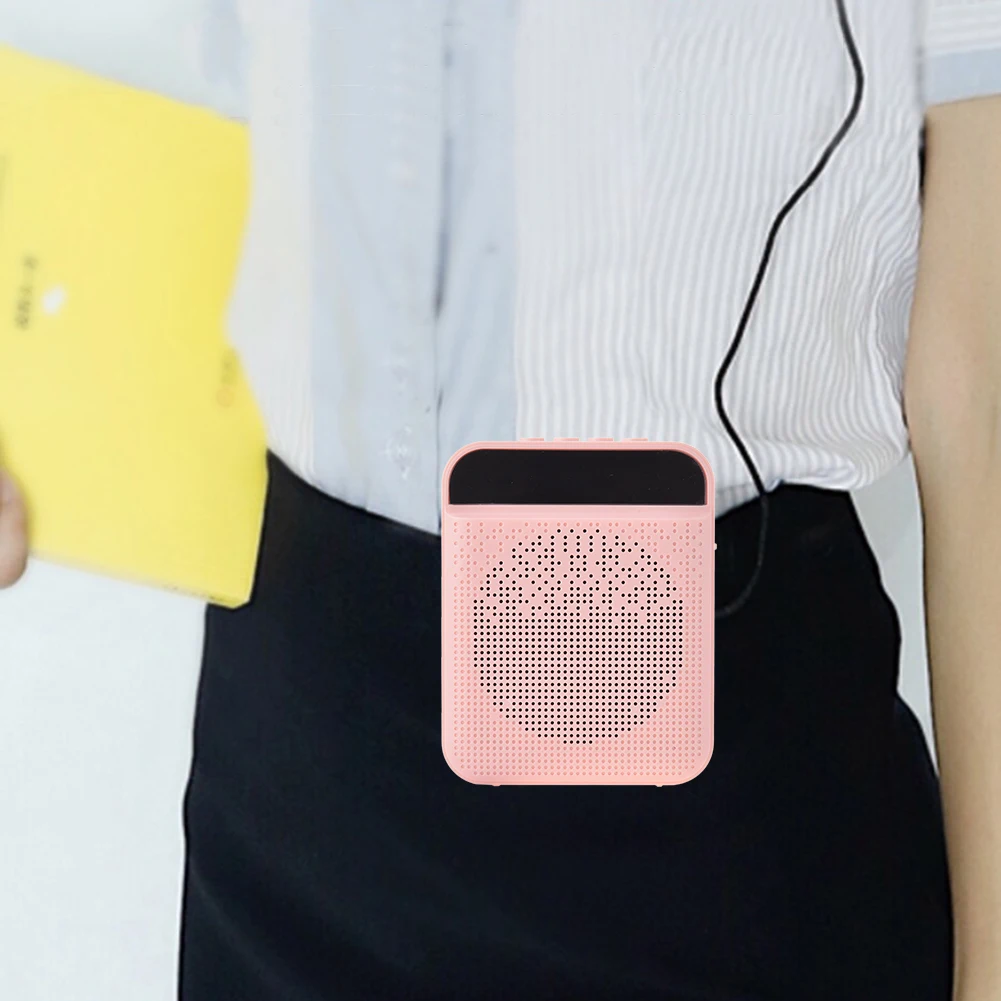 Portable Voice Amplifier with Mic Headphone Personal Microphone Speaker For Teachers Tour Guides Trainers