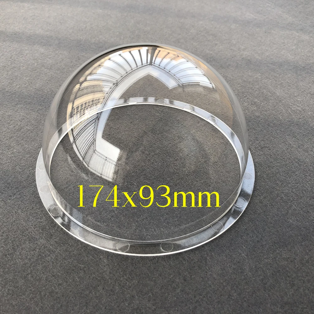 OwlCat Transparent Acrylic Clear Dome Size 6.2 Inch Plastic Hemisphere