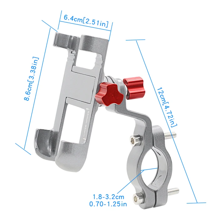 Универсальный велосипедный держатель для телефона кронштейн алюминиевый сплав руль велосипеда/зеркало крепление для телефона Поддержка