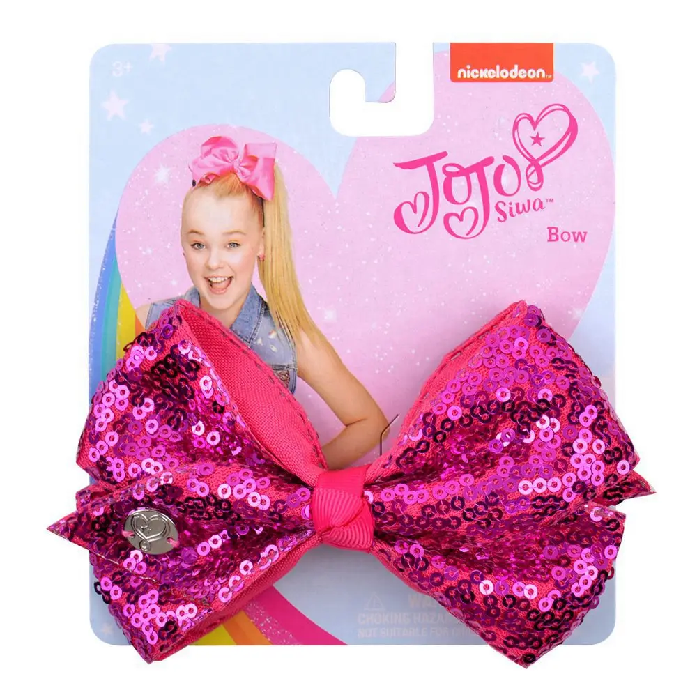 6-5 4,5 дюймов JoJo Луки Jojo Siwa Радуга Печатный узел лента бант для девочек ручной работы Изысканная заколка для волос Детские аксессуары для волос - Цвет: 6-5
