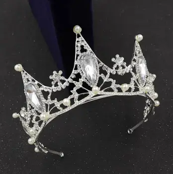 

New Wedding Hair Accessories Rhinestone Tiara for Brides Crown Head Bridal Hair Accessories Crowns Hair Accessories