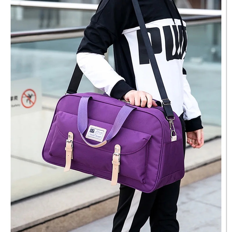 Женский чемодан, многофункциональная дорожная сумка, водонепроницаемая нейлоновая сумка для путешествий, вместительная сумка на плечо для ручной клади, сумка для выходных, XA801WB
