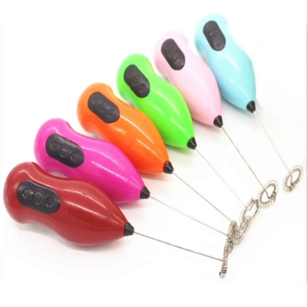 Manual Coffee Blender Egg Beater Bubbler Milk Foamer Maker Stir Juice Electric Handheld Mixer Blender Egg Stirring Kitchen Tools