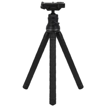 

7 Sections Stretchable Desktop Tripod with Ball Head Multi-Functional Mobile Phone Clip for Mirrorless Camera