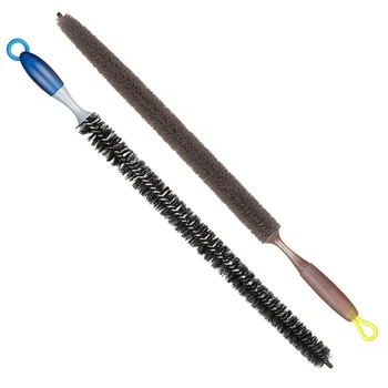 

Wheel Brush Set, 29 Inches Long Soft and Hard Bristle Car Cleaning Brush Detailing Brush for Wheel Engine Interior Trim Air Vent