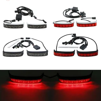 

Motorcycle LED Saddlebag Bags Run Brake Turn Light For Harley Electra Road Glide 2014-2019