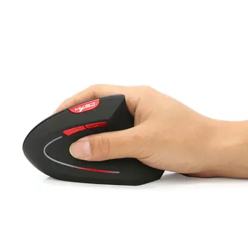 

Wireless Mouse Ergonomic Optical 2.4G 800/1600/2400DPI Light Wrist Healing Vertical Mice with Mouse Pad Kit