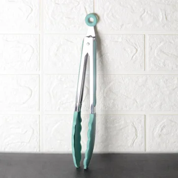

Silicone Tongs Non-Stick Stainless Steel Mini Serving Tongs with Silicone Tips for Cooking Grilling Barbecue