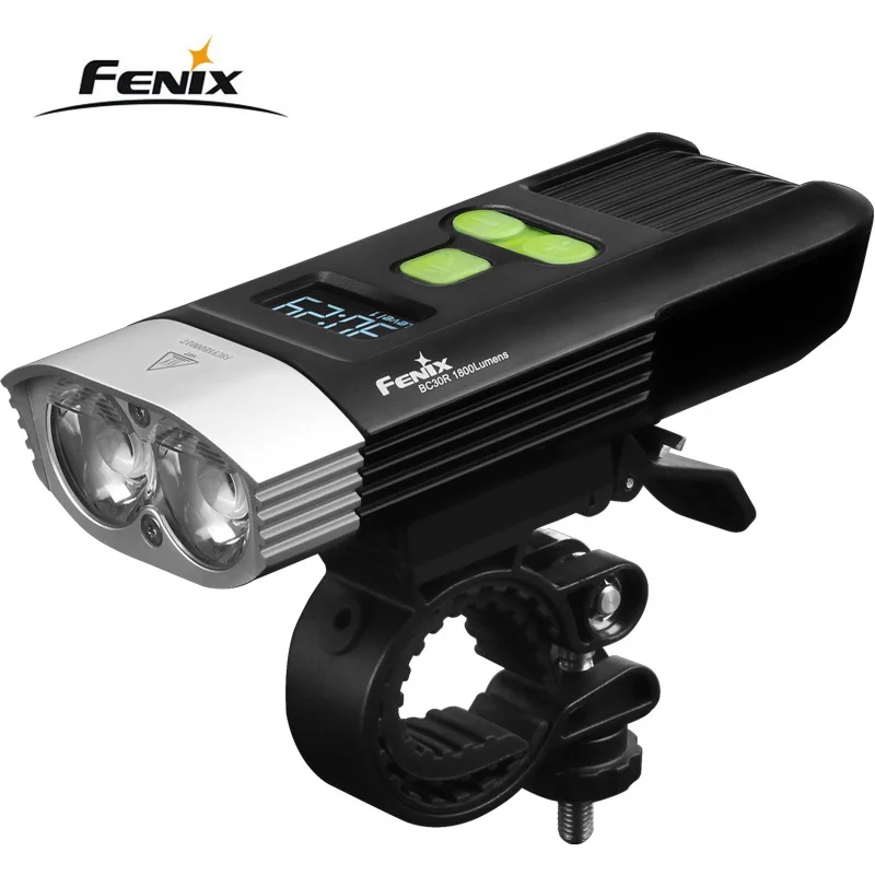 

NEW Fenix BC30R Cree XM-L2 U2 LED high intensity bike light USB charger build-in lithium battery OLED screen free shipping