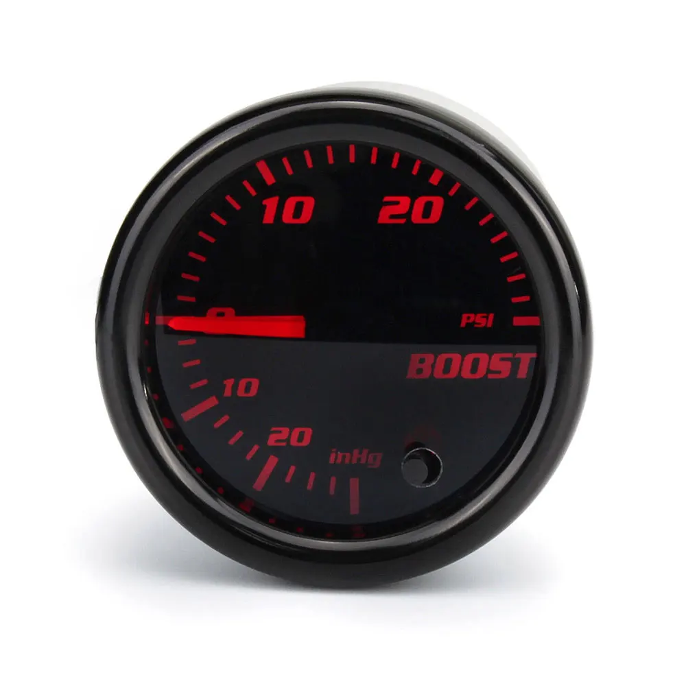 " 52 мм автомобиля Turbo Boost для грузовика внедорожник 7-Цвет светодиодный Turbo Boost вакуумный манометр