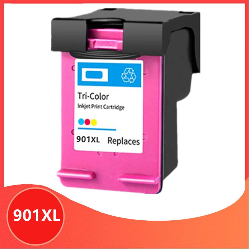 Cartucho de tinta para impresora hp 901 xl, recambio de tinta Compatible  con hp901, Officejet 4500, J4500, J4540, J4550, J4580, J4680, Color 901XL| Cartuchos de tinta| - AliExpress
