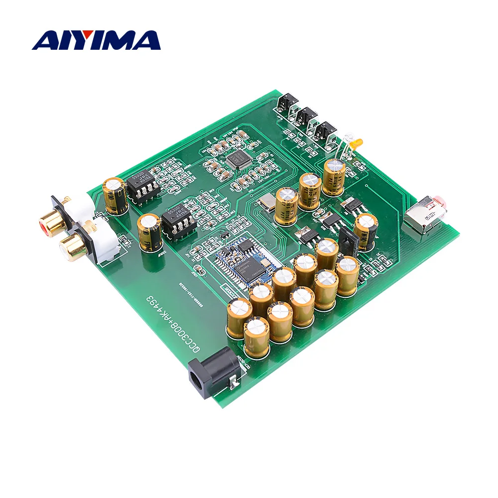 

AIYIMA QCC3008 Bluetooth 5.0 Decoder Audio Board DAC AK4493EQ Decoding Op Amp IRC5532 Support APTX