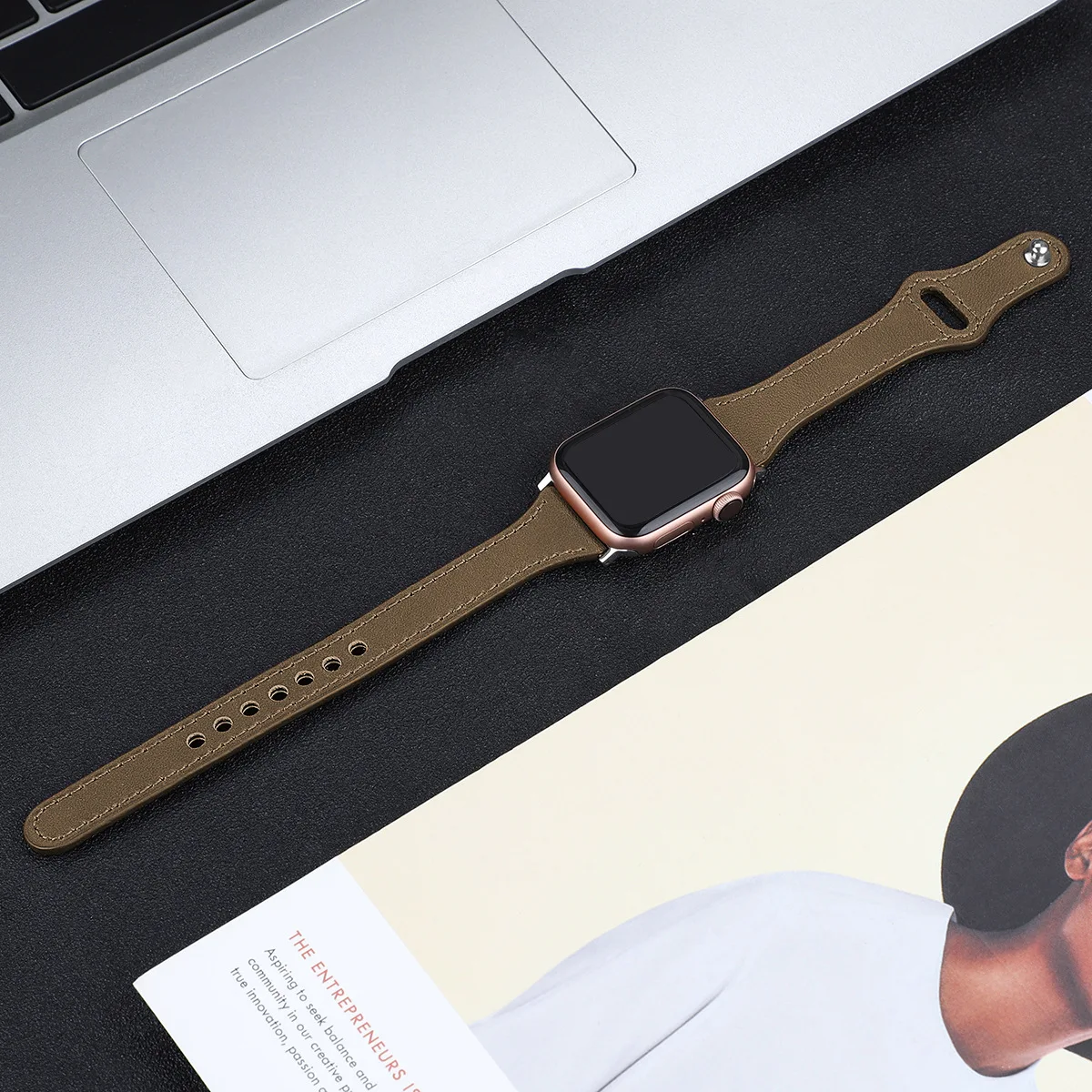 Кожаная Петля ремешок для наручных часов Apple watch, 5, 4, 3, 2, 1 полоса 40 мм 44 наручных часов iWatch, ремешок 38 мм 42 мм тонкий ремешок браслет аксессуары 40 мм, 38 мм