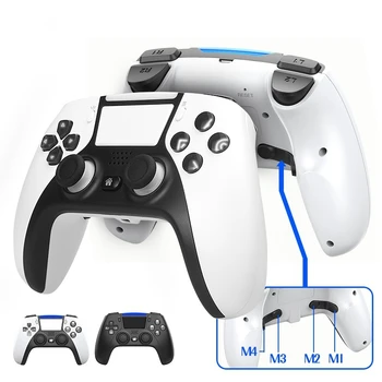 

Bluetooth Wireless Dual Vibration Game Controller Support 6-axis Pressure Sensors Gamepad with Speaker For PS4/Andriod phone/PC