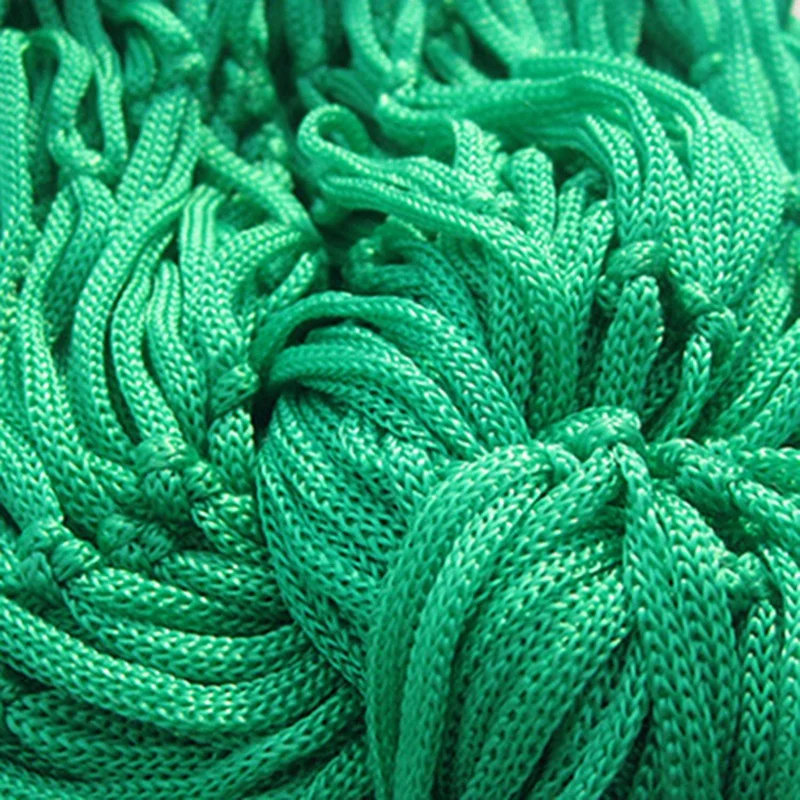 

2 Pcs Outdoor Mesh Hammock Double Hammock Camping Single Simple Nylon Net Hammock Camping Swing , Green & Blue