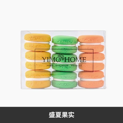 9pcs/set 9 шт./компл. моделирование Макарон модель бутафорский торт крем закуска детей съемки реквизит свадебный десерт украшения окна - Цвет: 9pcs/set